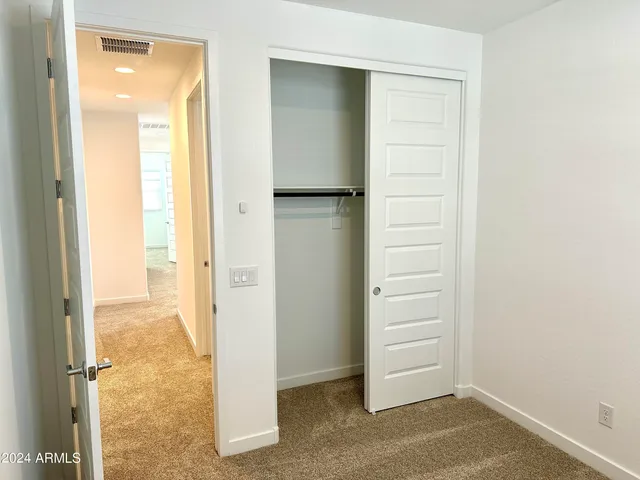 a view of closet area