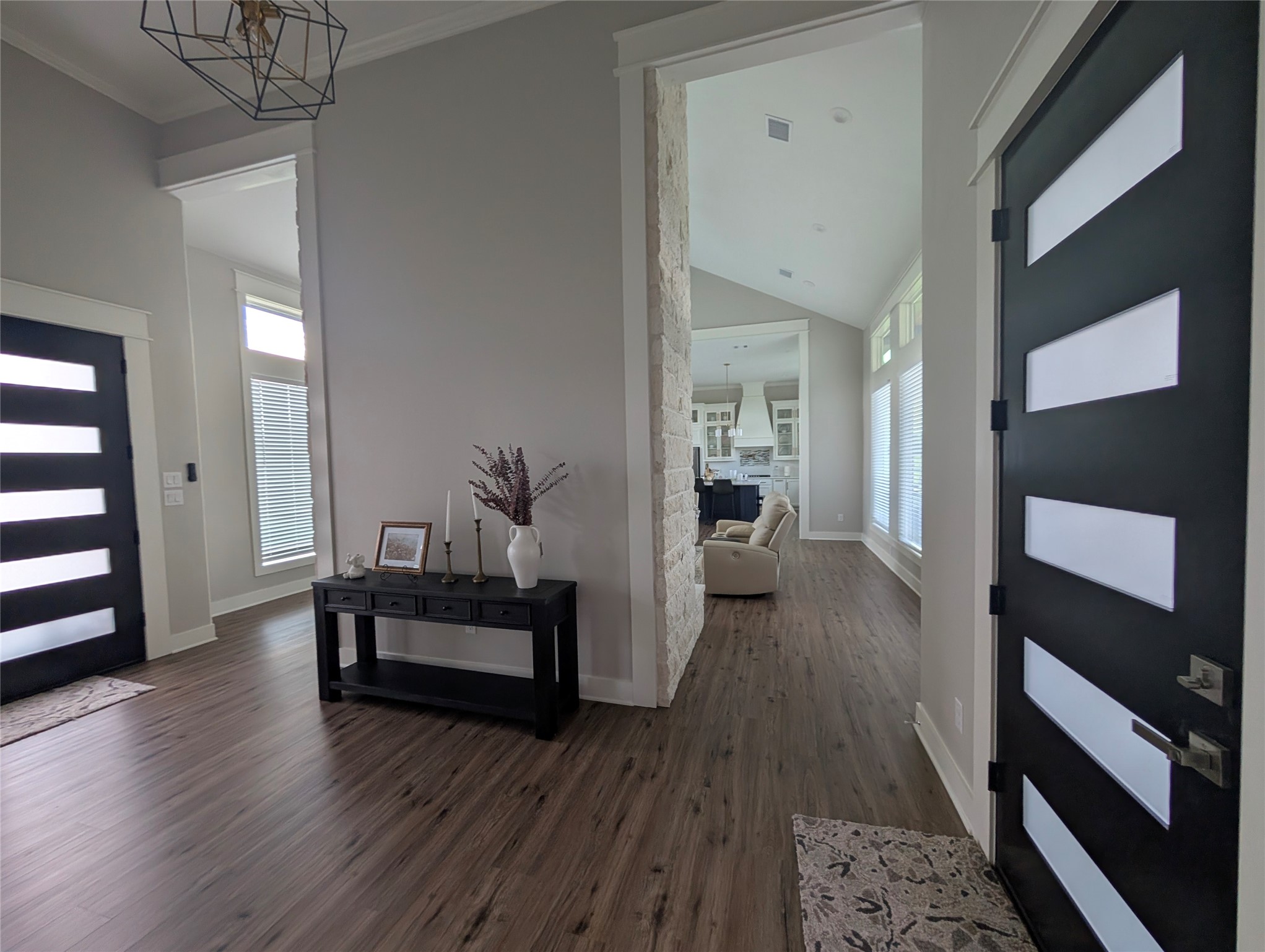 13504 Hudson Farms Road Franklin, TX 77856 - Photo 46 of 49 a view of a hallway with wooden floor and furniture