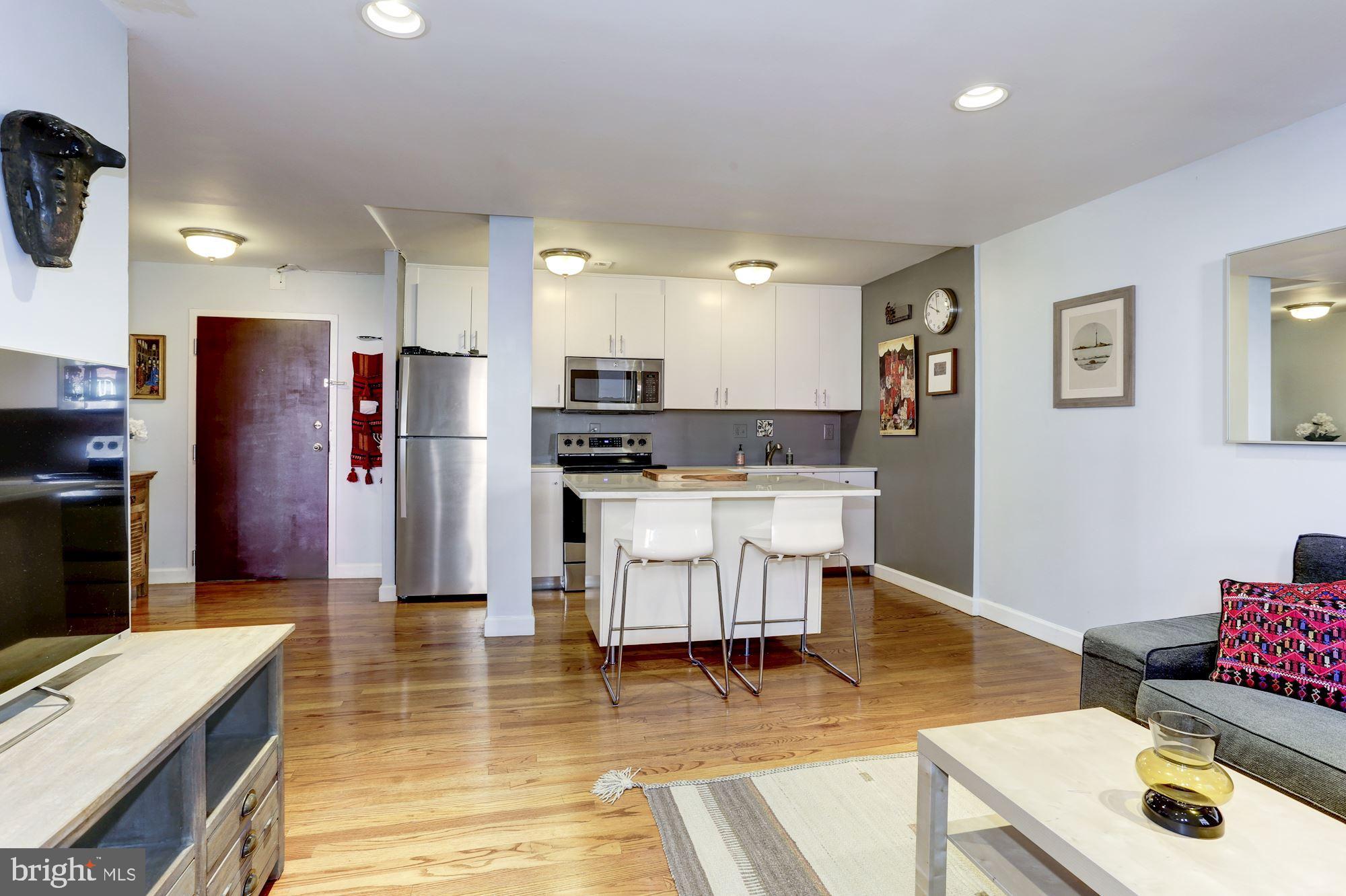 1421 Columbia Road Northwest, Unit 203 Washington, DC 20009 - Photo 8 of 18 View of kitchen