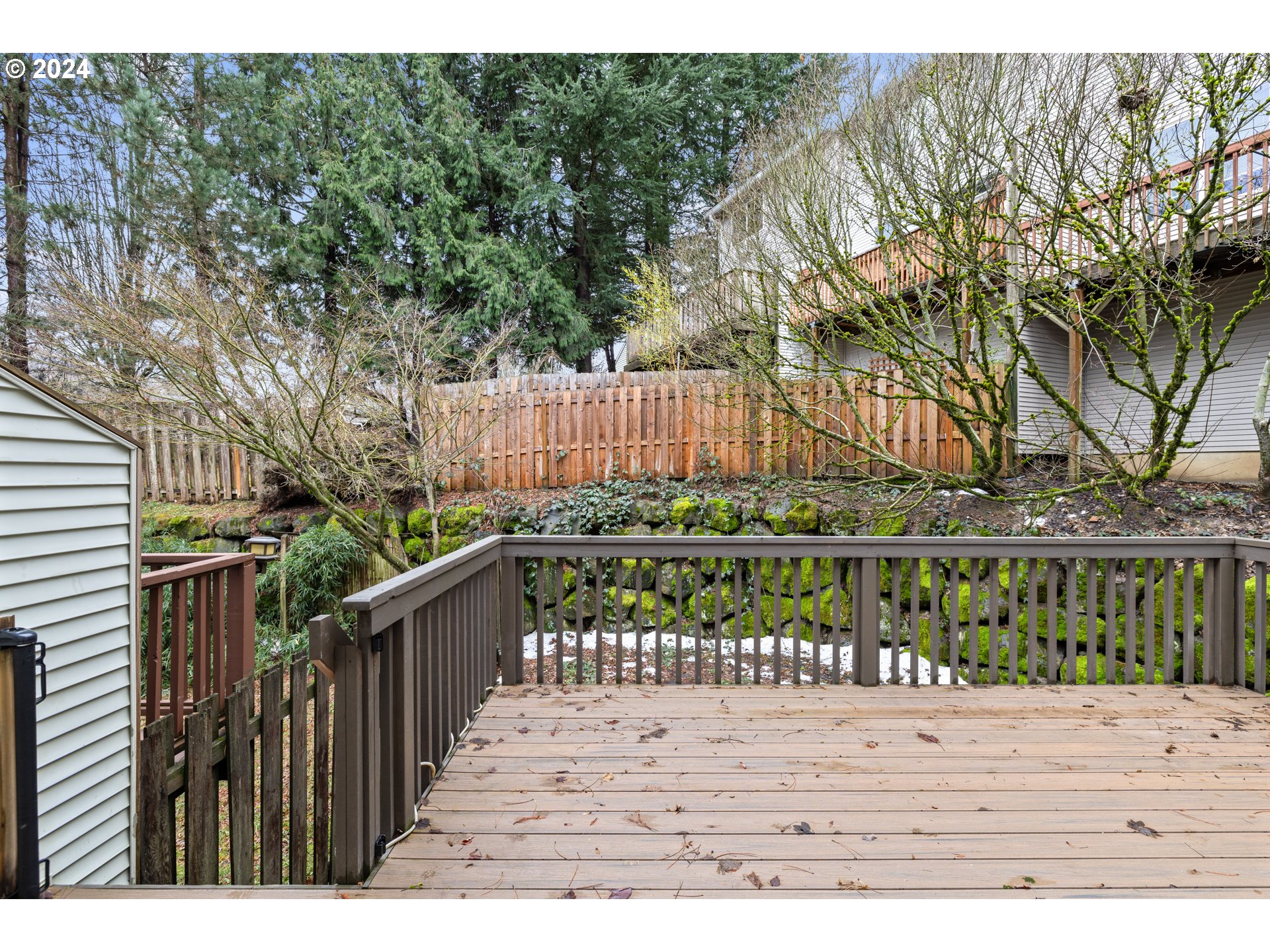 14340 Southwest Cougar Ridge Drive Beaverton, OR 97008 - Photo 31 of 37 a view of balcony with wooden fence