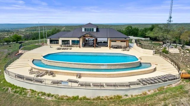 a view of a house with pool