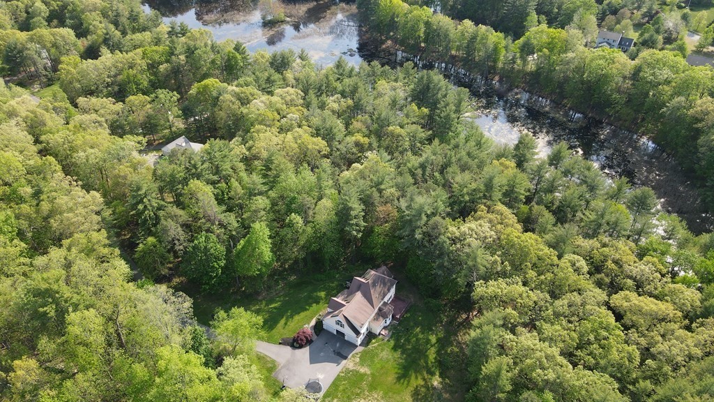 101 Stonefence Road Lunenburg, MA 01462 - Photo 4 of 41 an aerial view of residential house with outdoor space and trees all around