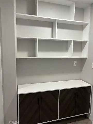 a close view of closet