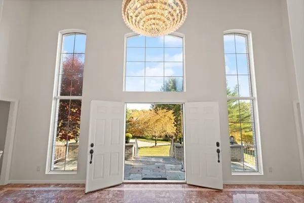 a view of front door