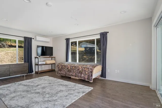 front view of a house with a balcony