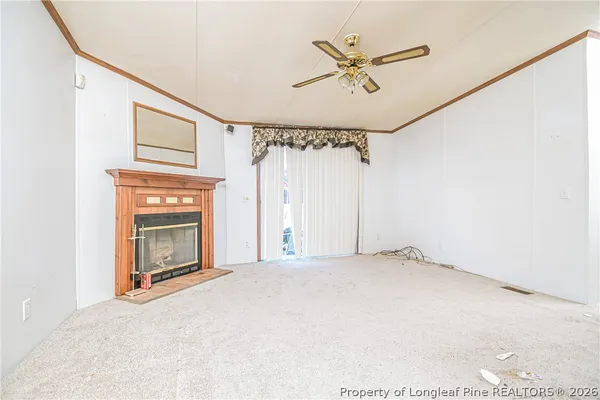 a view of an empty room