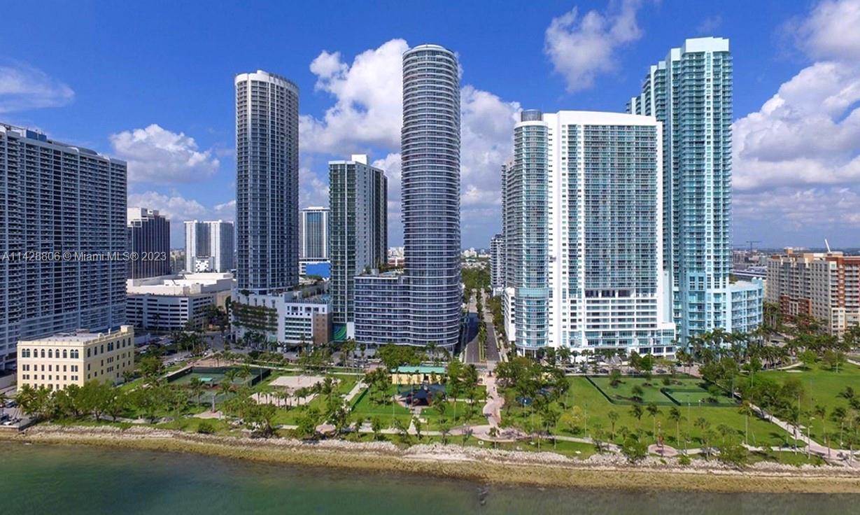 488 Northeast 18th Street, Unit 505 Miami, FL 33132 - Photo 24 of 35 a view of a city with tall buildings