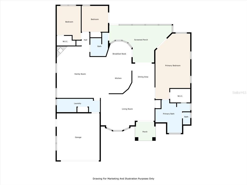 642 Erin Way Brooksville, FL 34601 - Photo 45 of 45 a picture of floor plan