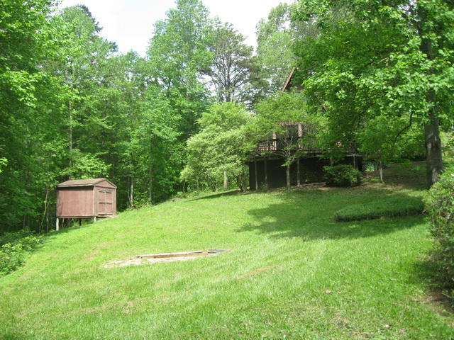 104 Meadowlark Road Blue Ridge, VA 24064 - Photo 1 of 19 a backyard of a house with plants and large trees