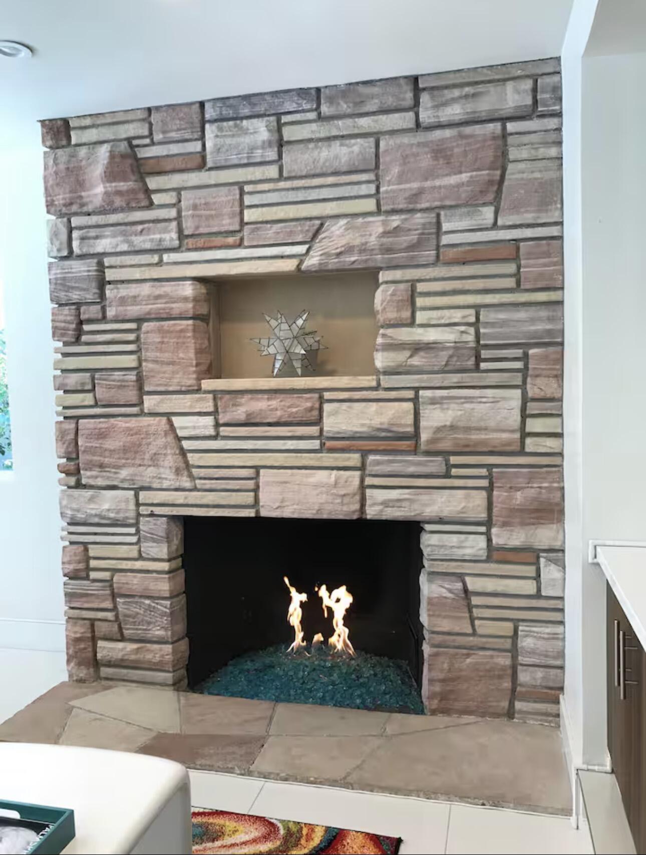 1375 South Calle Rolph Palm Springs, CA 92264 - Photo 14 of 19 a close view of fireplace