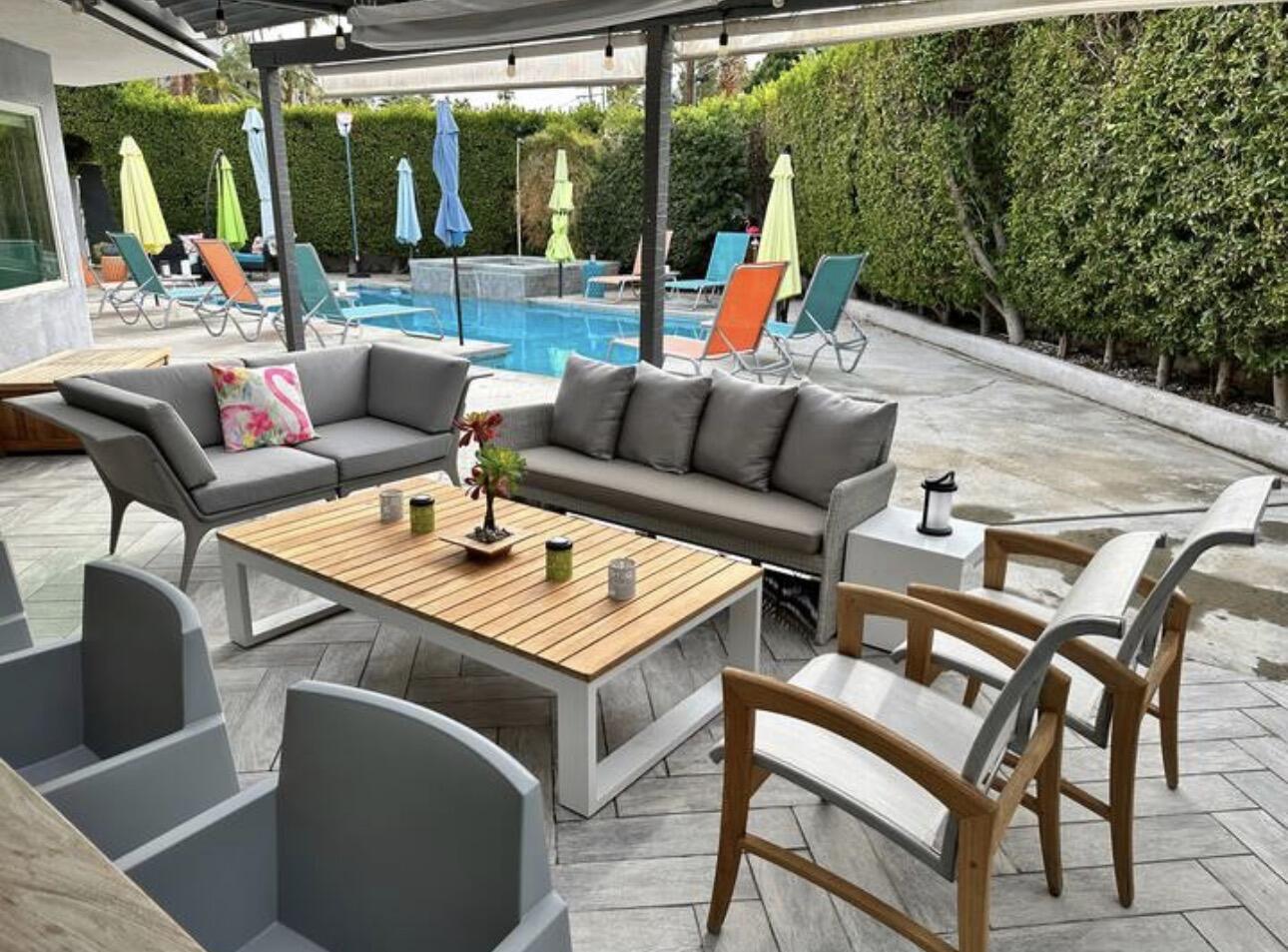 1375 South Calle Rolph Palm Springs, CA 92264 - Photo 3 of 19 a terrace view with seating space