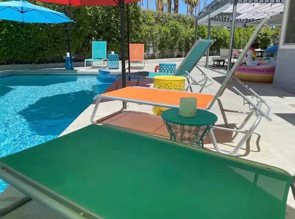 a view of an outdoor space yard and patio