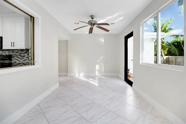 a view of room and utility room