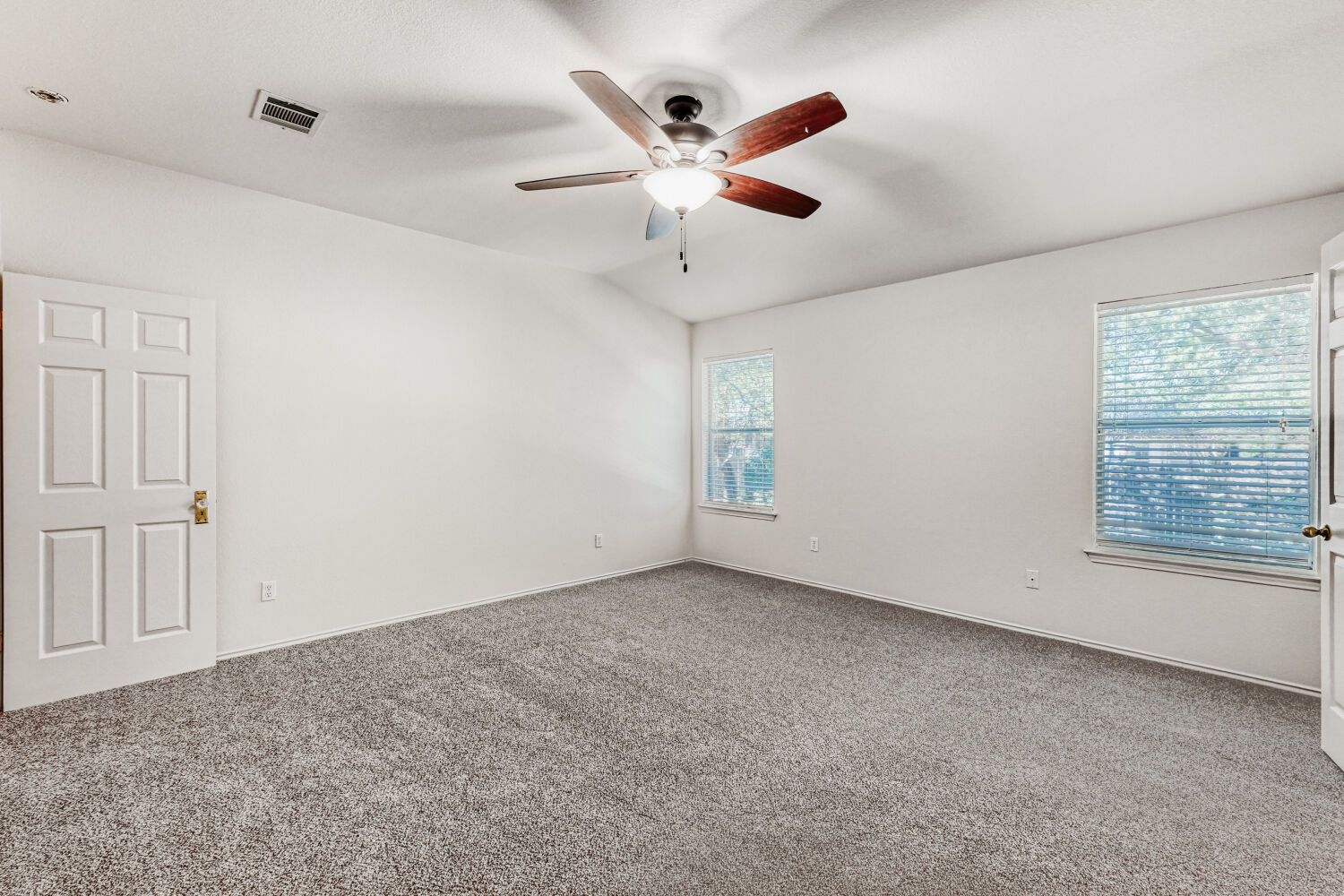 1205 Machado Road Cedar Park, TX 78613 - Photo 19 of 30 an empty room with ceiling fan and windows
