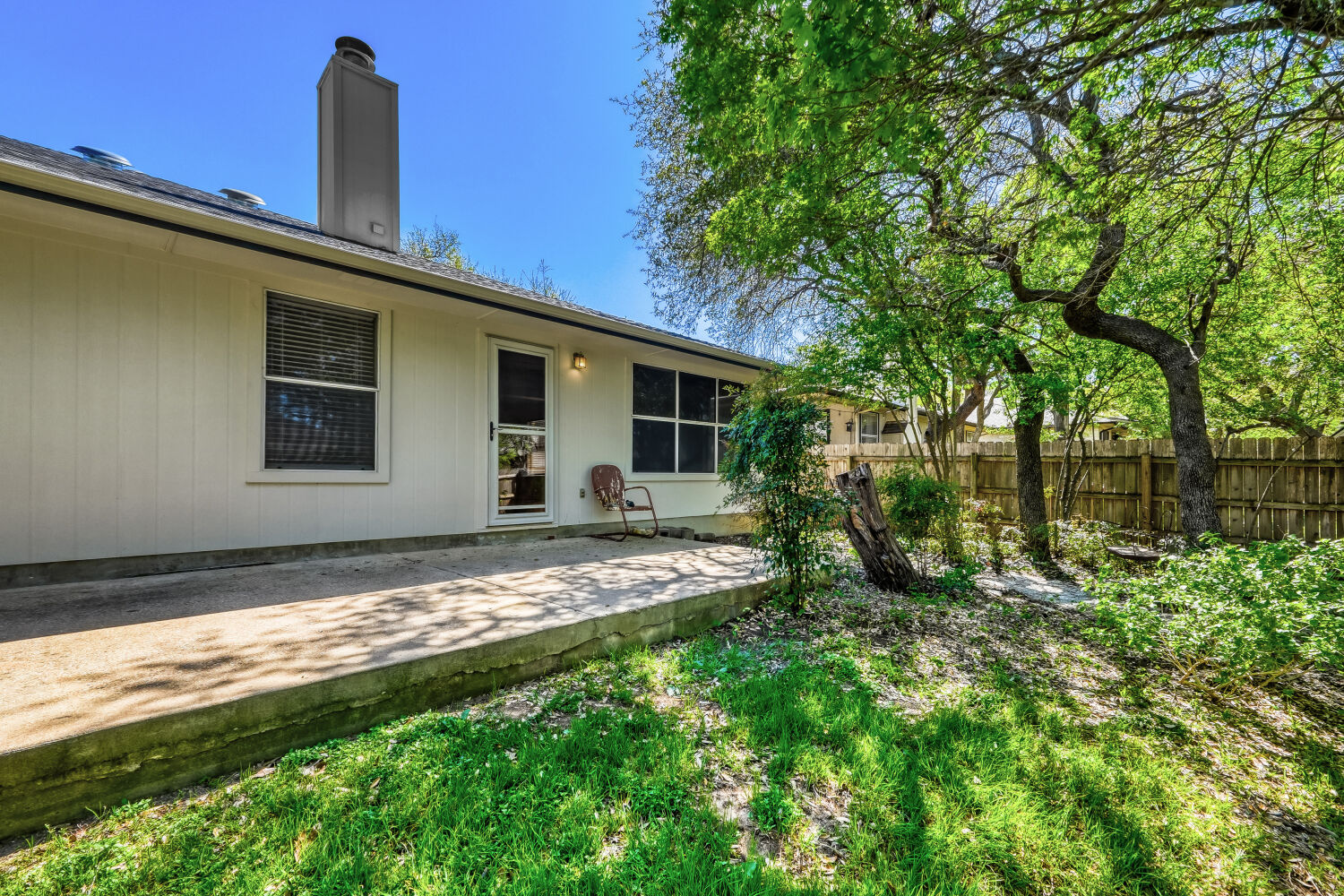 1205 Machado Road Cedar Park, TX 78613 - Photo 28 of 30 a view of a house with backyard and sitting area