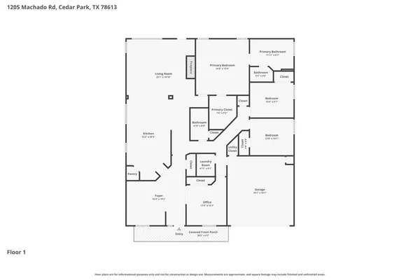 $390,000 | 1205 Machado Road, Cedar Park, TX 78613
