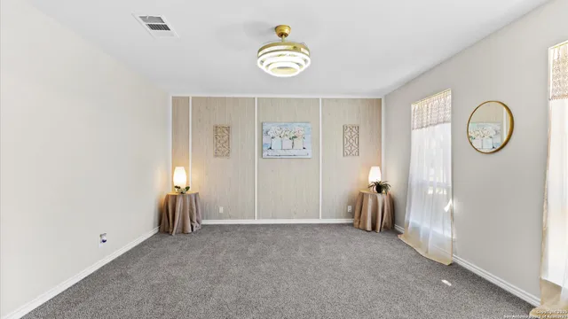 a view of livingroom with painted walls