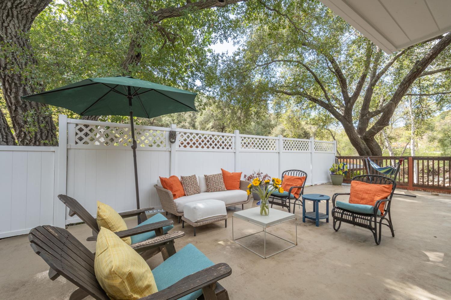 15663 Ojai Road Santa Paula, CA 93060 - Photo 18 of 47 a backyard of a house with table and chairs