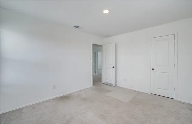 a view of an empty room