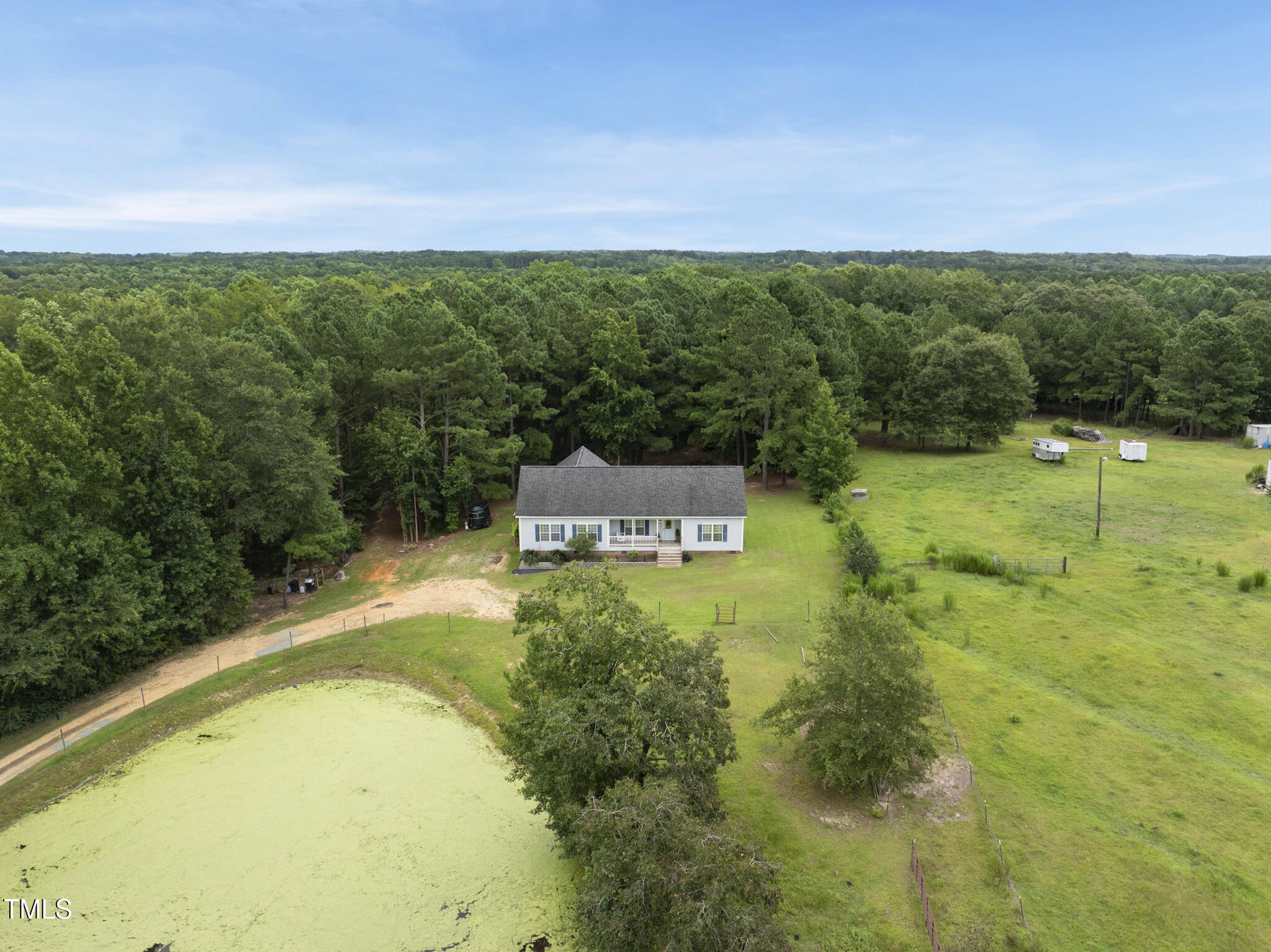204 W Road Angier, NC 27501 - Photo 37 of 45 a view of a back yard