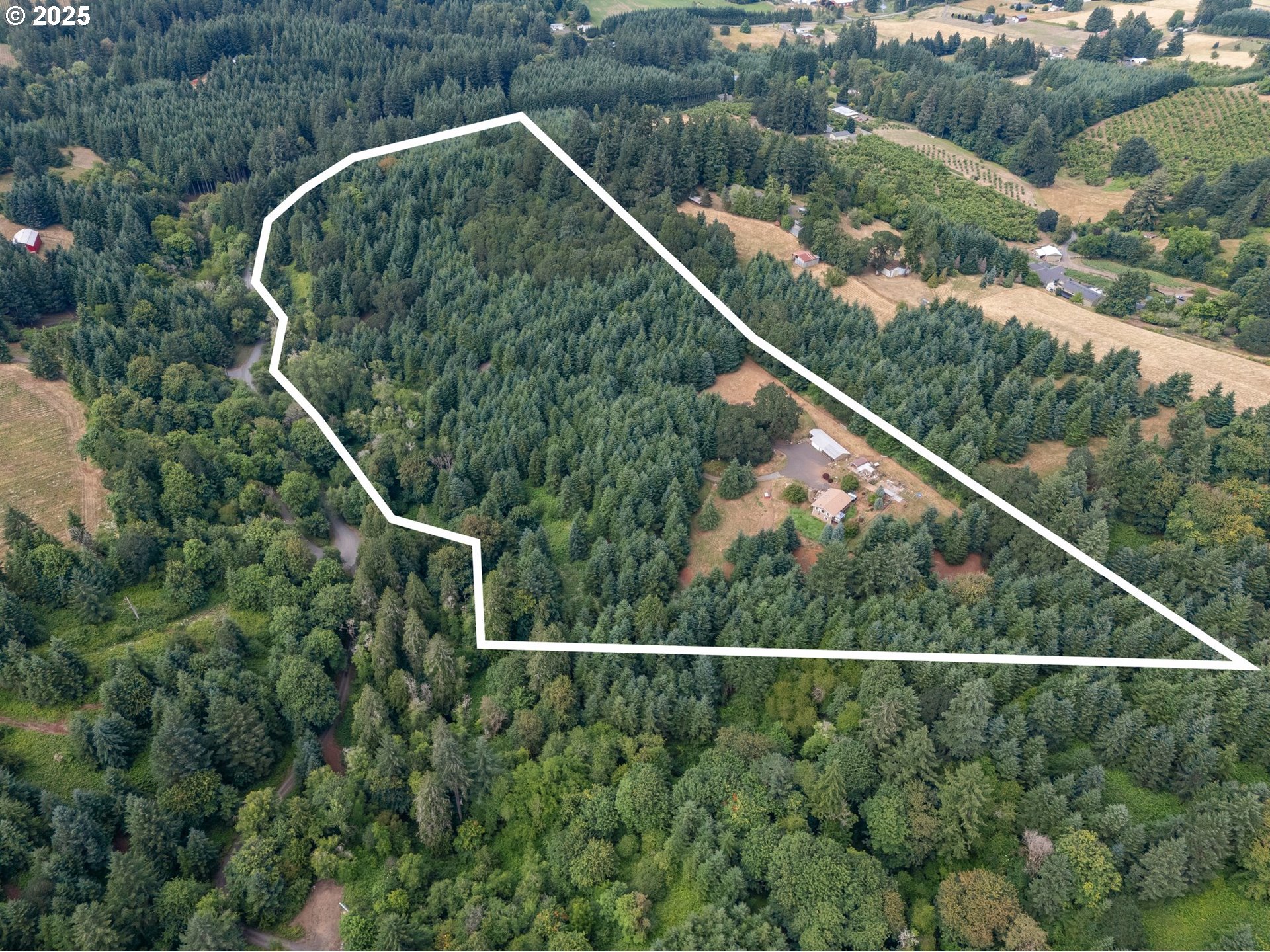 19791 Northeast Sunnycrest Road Newberg, OR 97132 - Photo 36 of 40 an aerial view of a house
