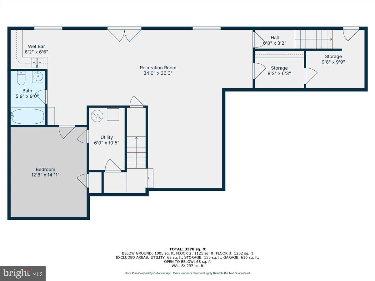 35 Krall Road Myerstown, PA 17067 - Photo 47 of 47 Basement Floorplan