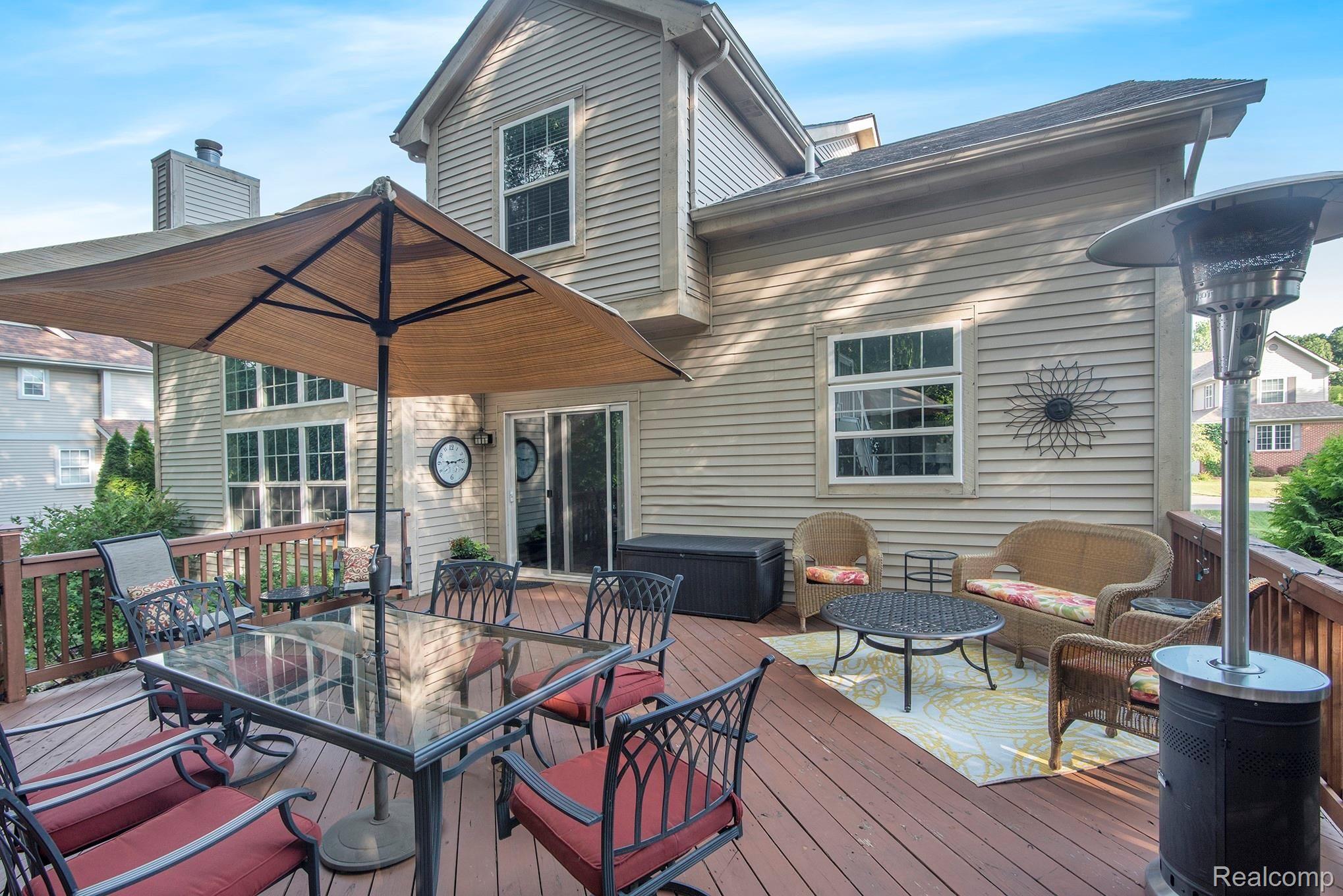 2524 Ravine Side North Howell, MI 48843 - Photo 6 of 31 large deck for entertaining