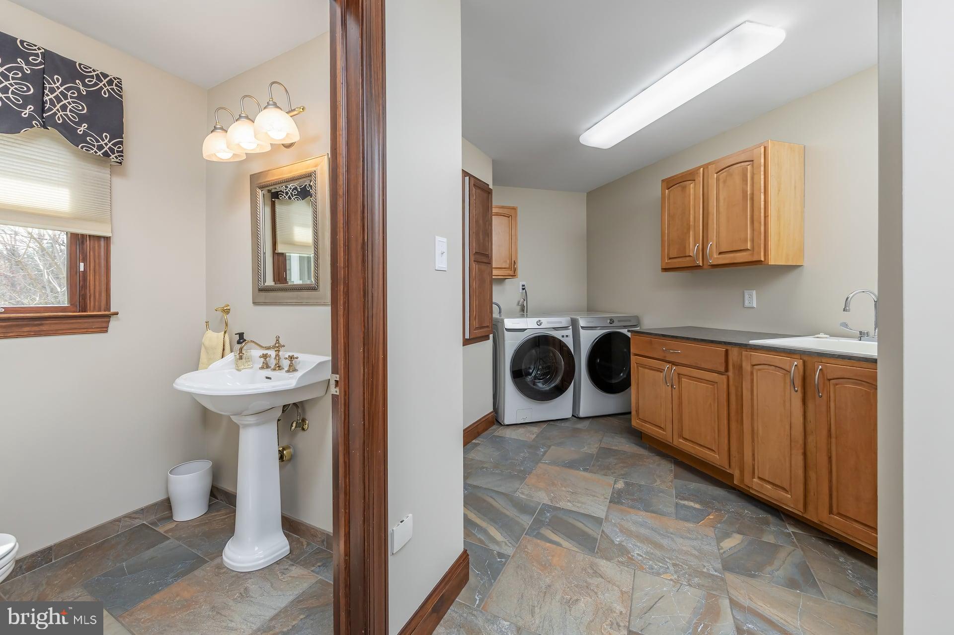 261 Back Creek Road Swedesboro, NJ 08085 - Photo 20 of 24 Main Level 1/2 Bath and separate Laundry Room