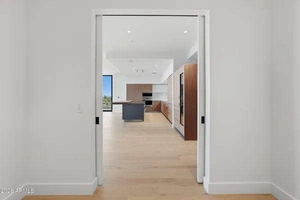 a view of an empty room