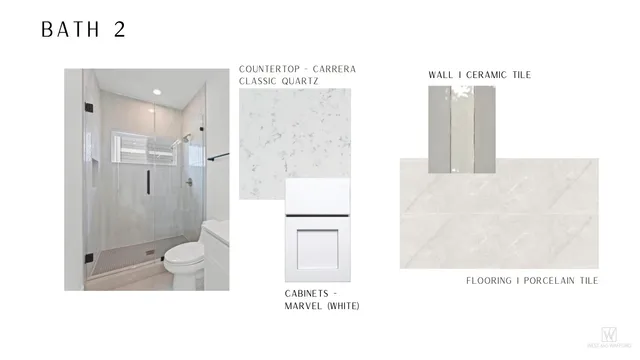 a picture of a bathroom with a shower