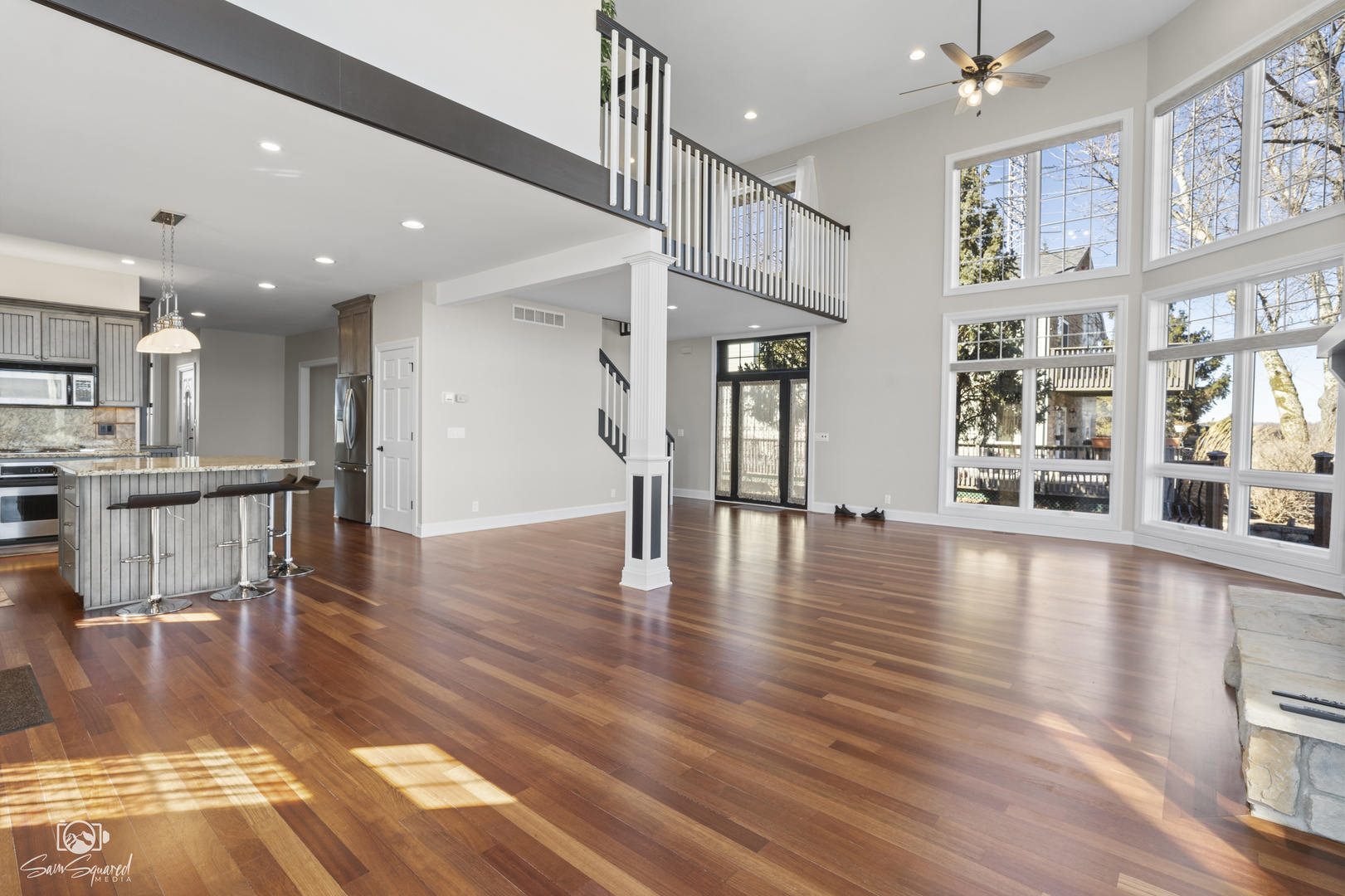 8043 Tamarack Lane Morris, IL 60450 - Photo 18 of 55 a view of dining room with furniture window and wooden floor