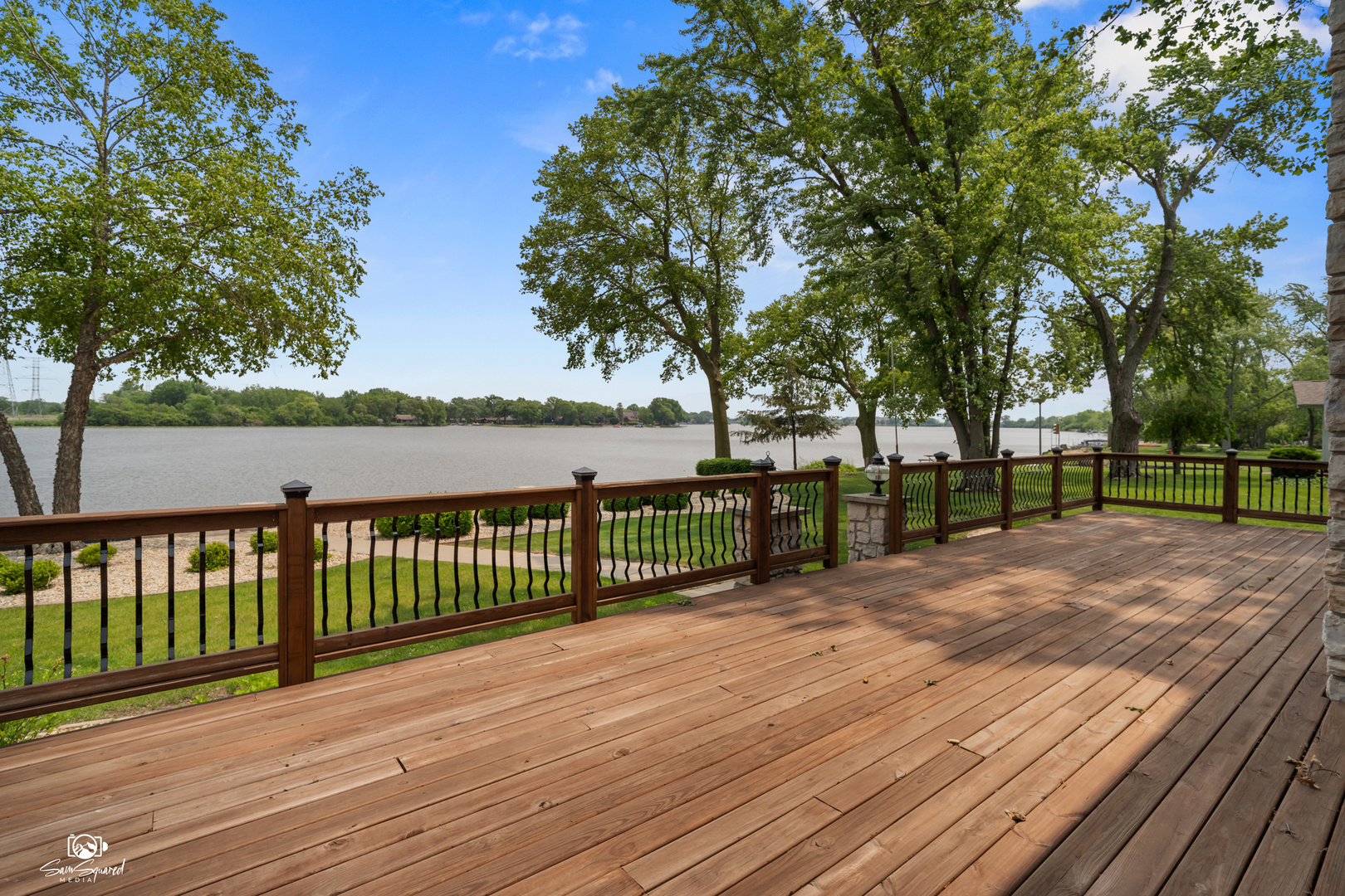 8043 Tamarack Lane Morris, IL 60450 - Photo 8 of 55 a view of wooden deck with a trees