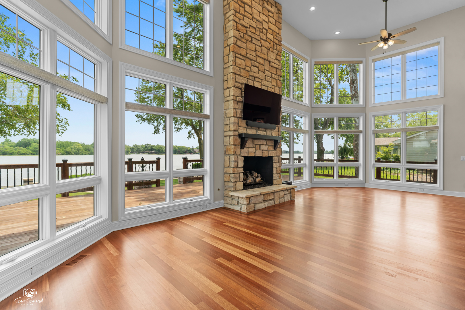 8043 Tamarack Lane Morris, IL 60450 - Photo 10 of 55 a view of an empty room with wooden floor and a window