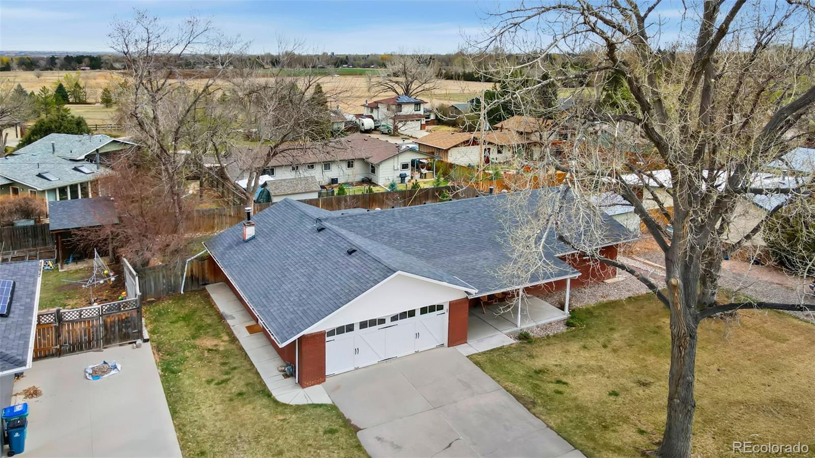 924 Teal Drive Fort Collins, CO 80521 - Photo 3 of 32 an aerial view of residential houses with outdoor space