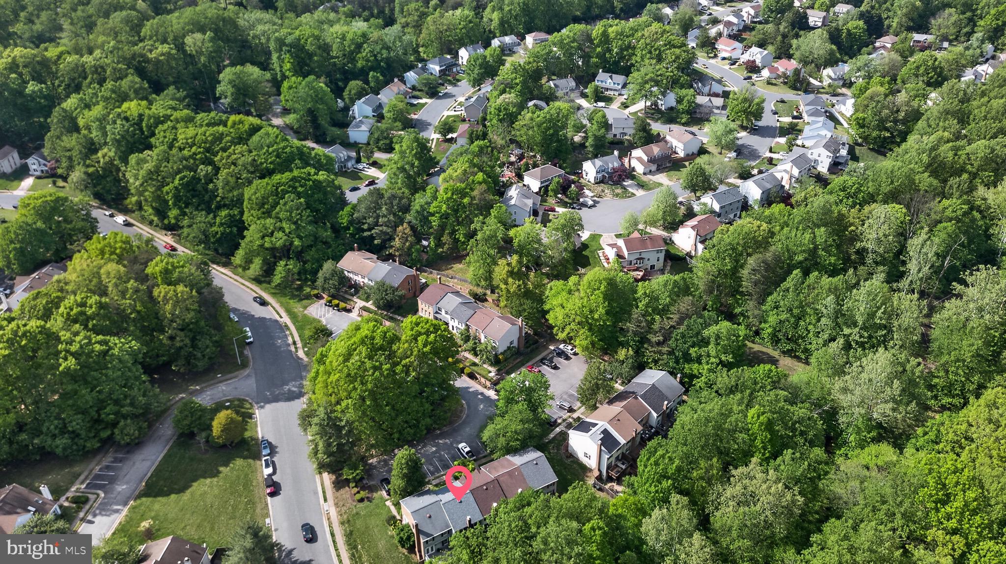15095 Mill Spring Drive Dumfries, VA 22025 - Photo 30 of 36 an aerial view of residential house with outdoor space and trees all around