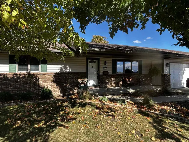 a view of a house with a patio