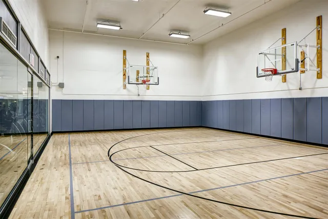 a view of a gym