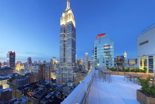 a front view of a building