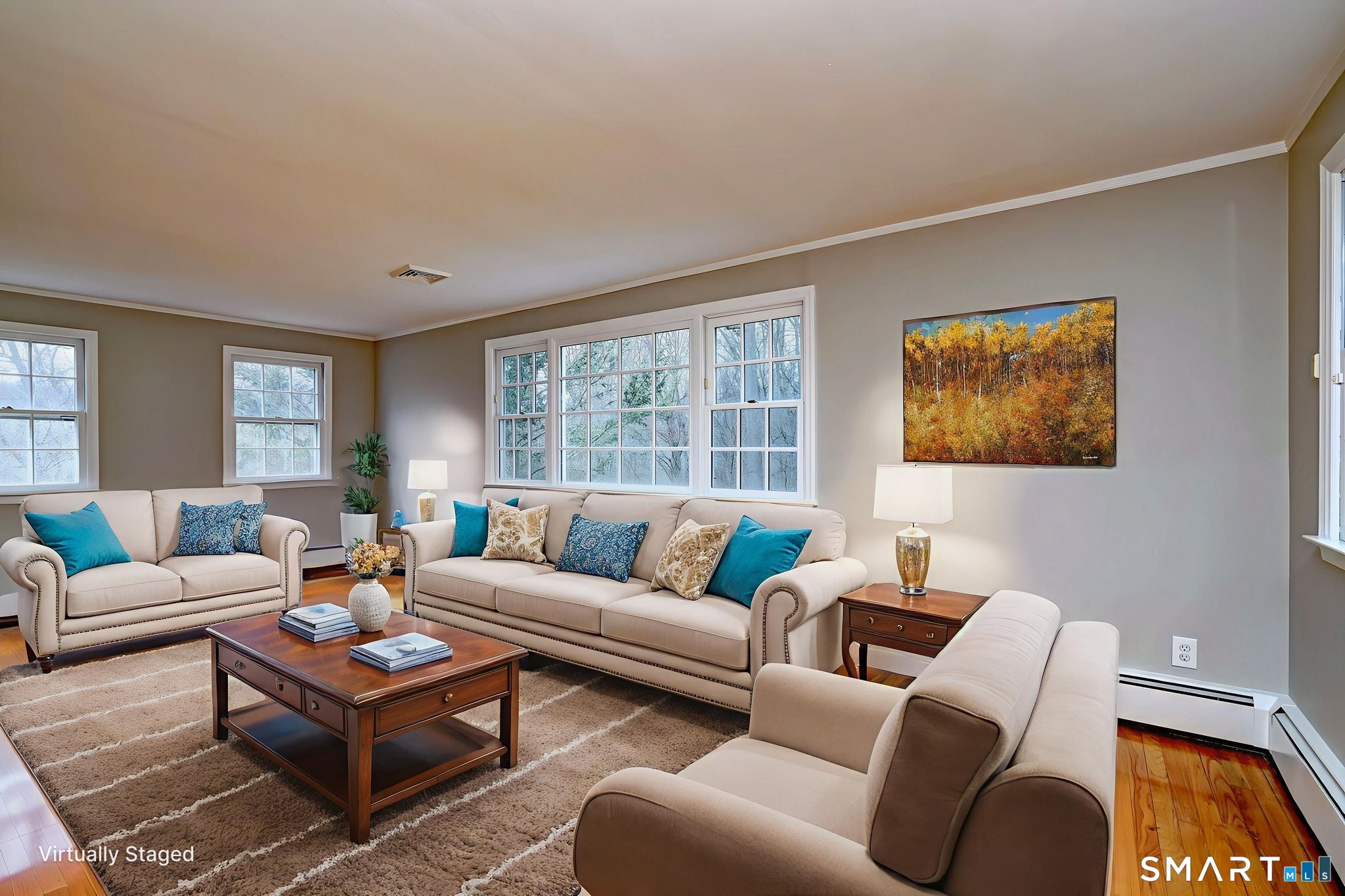 25 Shelter Rock Road Trumbull, CT 06611 - Photo 5 of 37 a living room with furniture and a large window