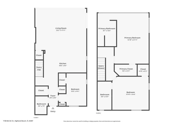 $11,000 | 1106 Bel Air Drive, Unit C, Highland Beach, FL 33487
