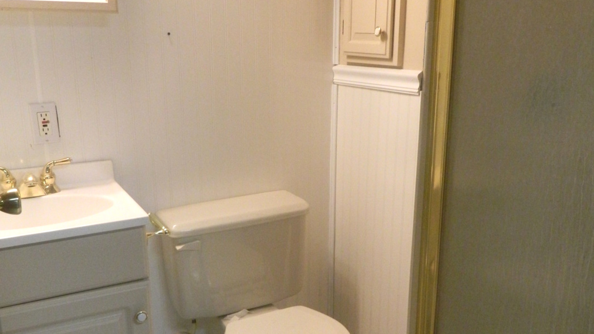 1101 South Raven Road Shorewood, IL 60404 - Photo 24 of 24 a bathroom with a sink a toilet and a mirror