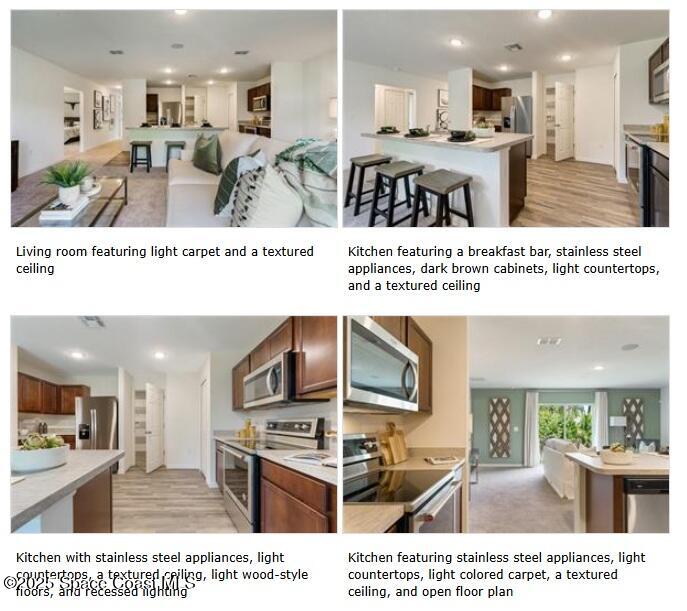 952 Roseland Road Sebastian, FL 32958 - Photo 3 of 5 a black and white kitchen with a large counter top