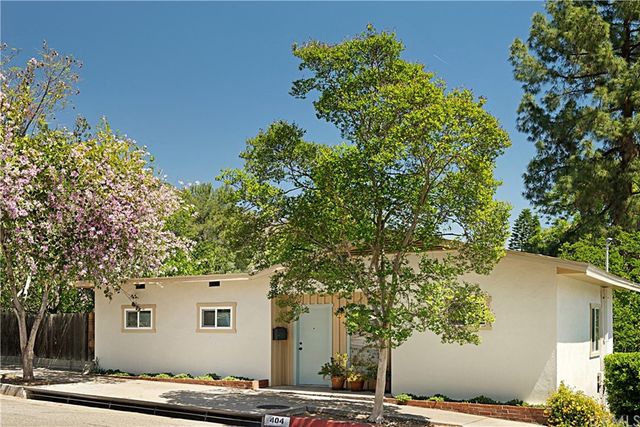 a backyard of a house