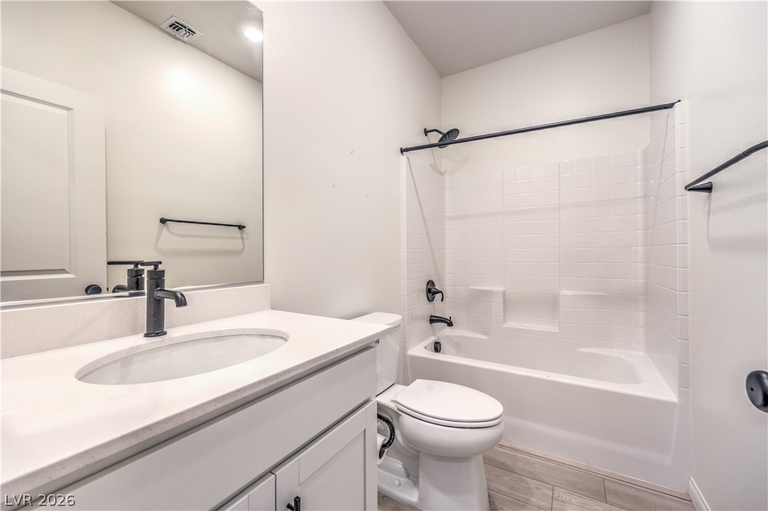 3782 Alla Rocca Avenue Henderson, NV 89044 - Photo 18 of 55 This bathroom features sleek fixtures and a clean, refreshing design for everyday comfort.