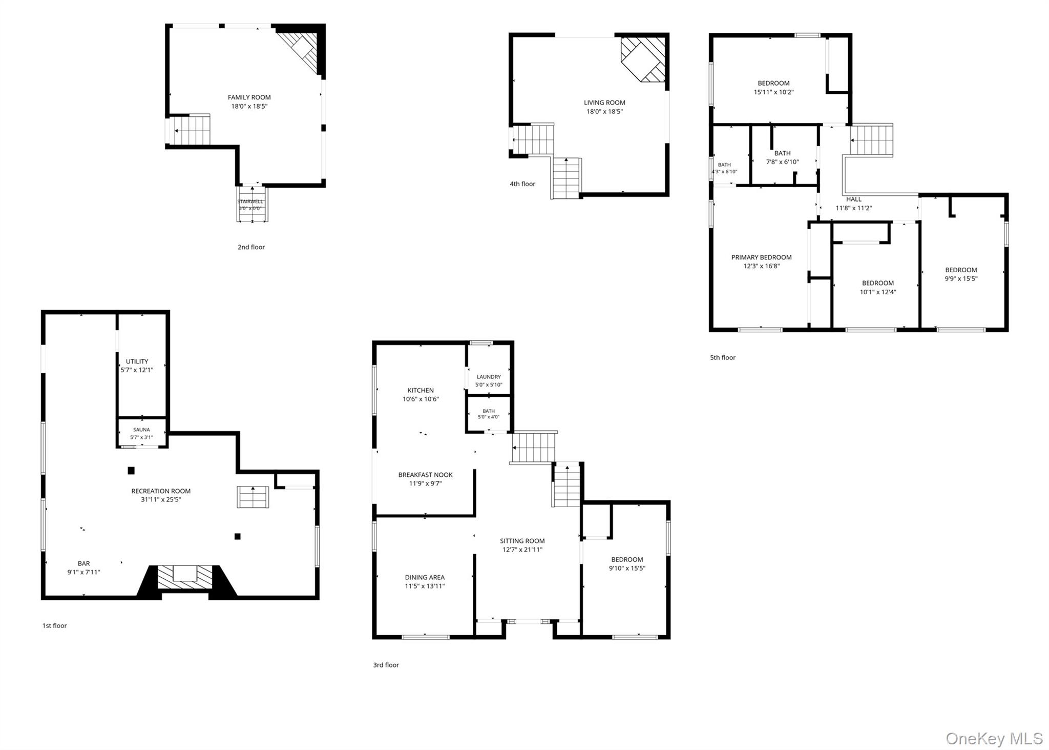 341 Call Hollow Road Stony Point, NY 10980 - Photo 46 of 46 all 5 floors. Total: 3369 sq.ft.