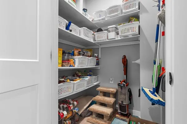 a view of storage and utility room