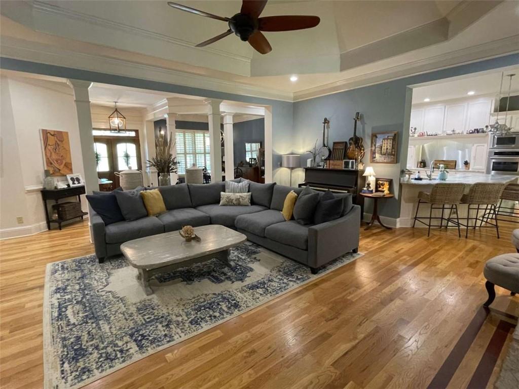 1531 Overlook Pass Road Monroe, GA 30655 - Photo 12 of 78 a living room with furniture and a large window