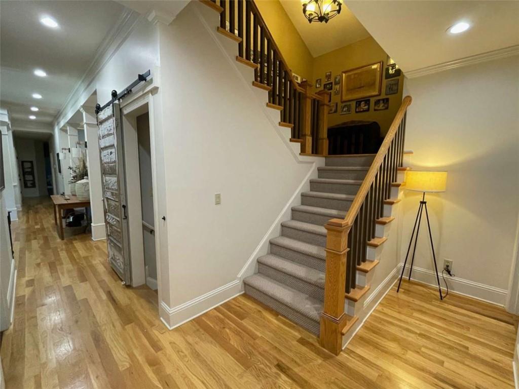 1531 Overlook Pass Road Monroe, GA 30655 - Photo 46 of 78 a view of entryway and hall with wooden floor