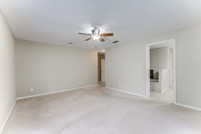 a view of an empty room