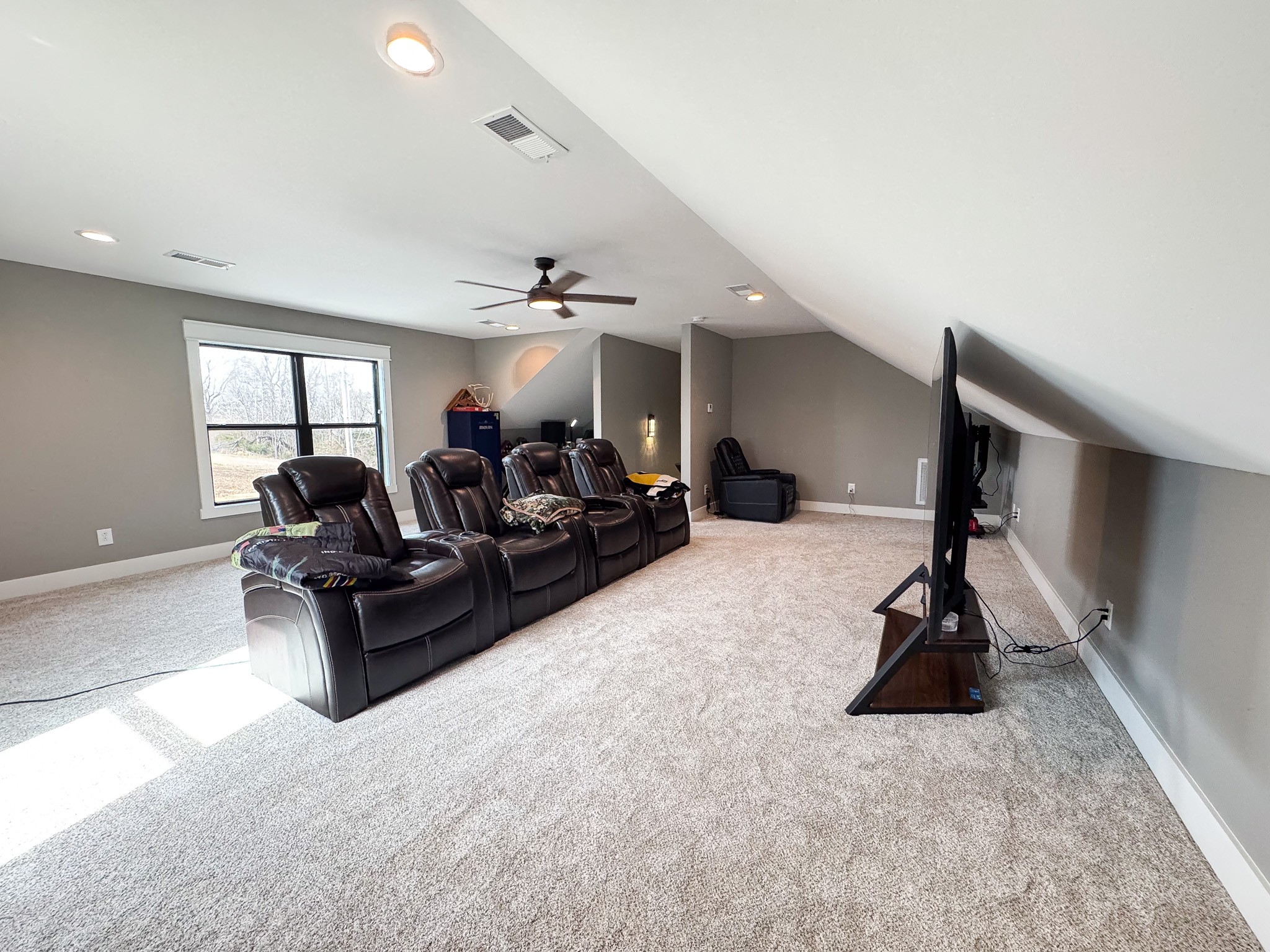 138 Belcher Hollow Road Cottontown, TN 37048 - Photo 42 of 60 a living room with furniture and a gym machine